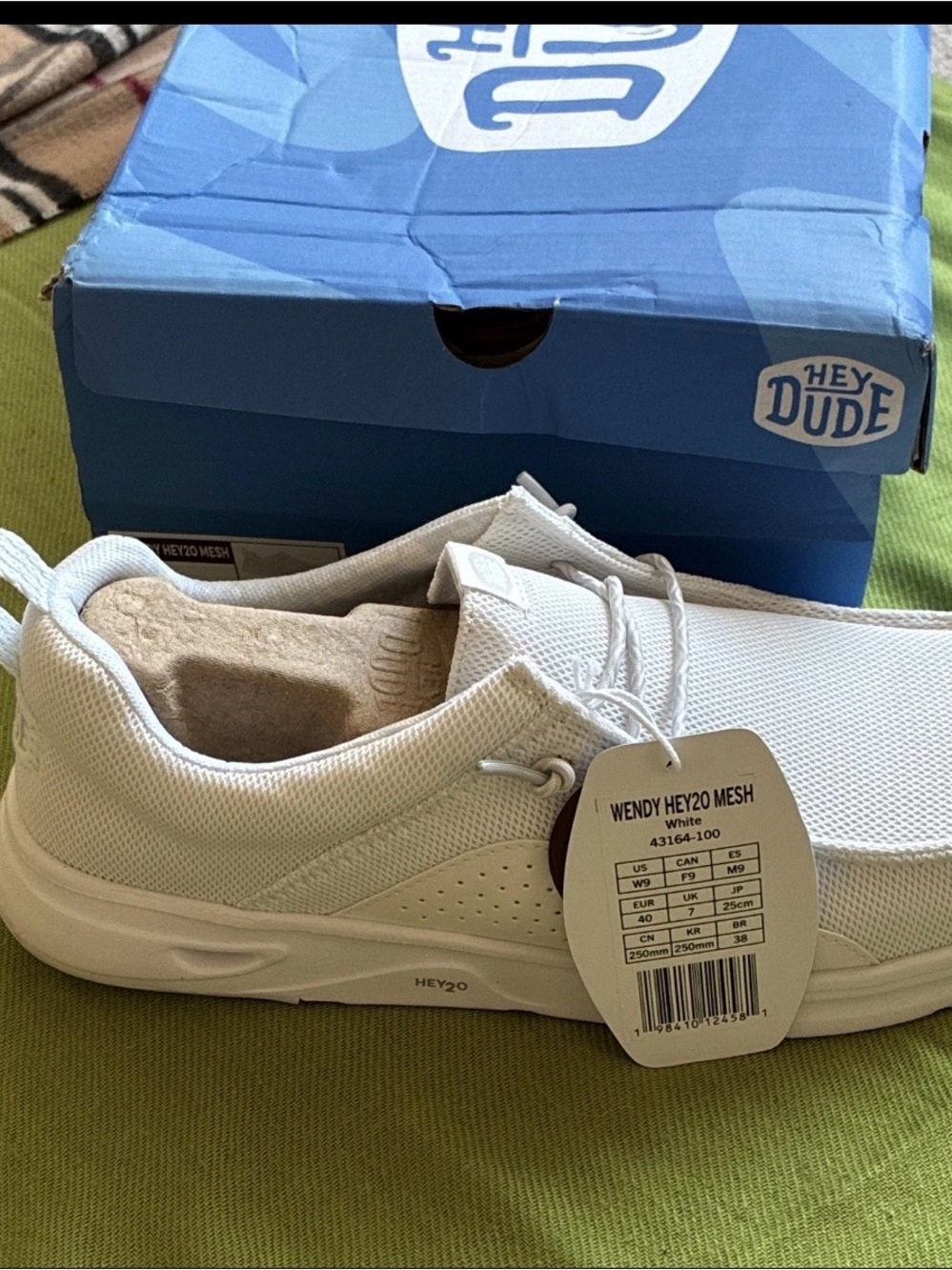 Hey Dude Wendy HEY20 Mesh Sneakers in White